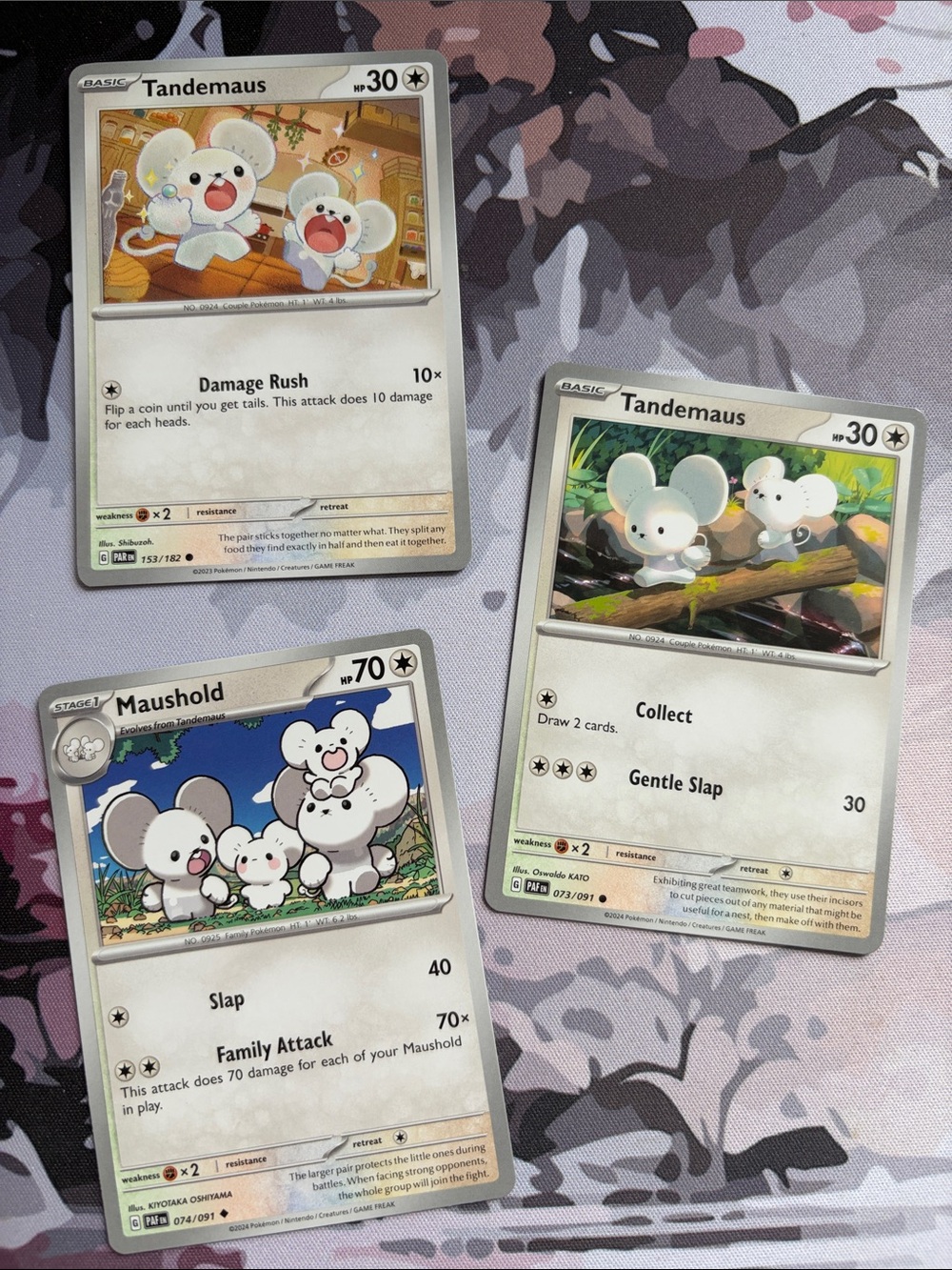 Tandemaus & Maushold Collection Lot | 3 Pokémon Cards | ✨5/$25✨